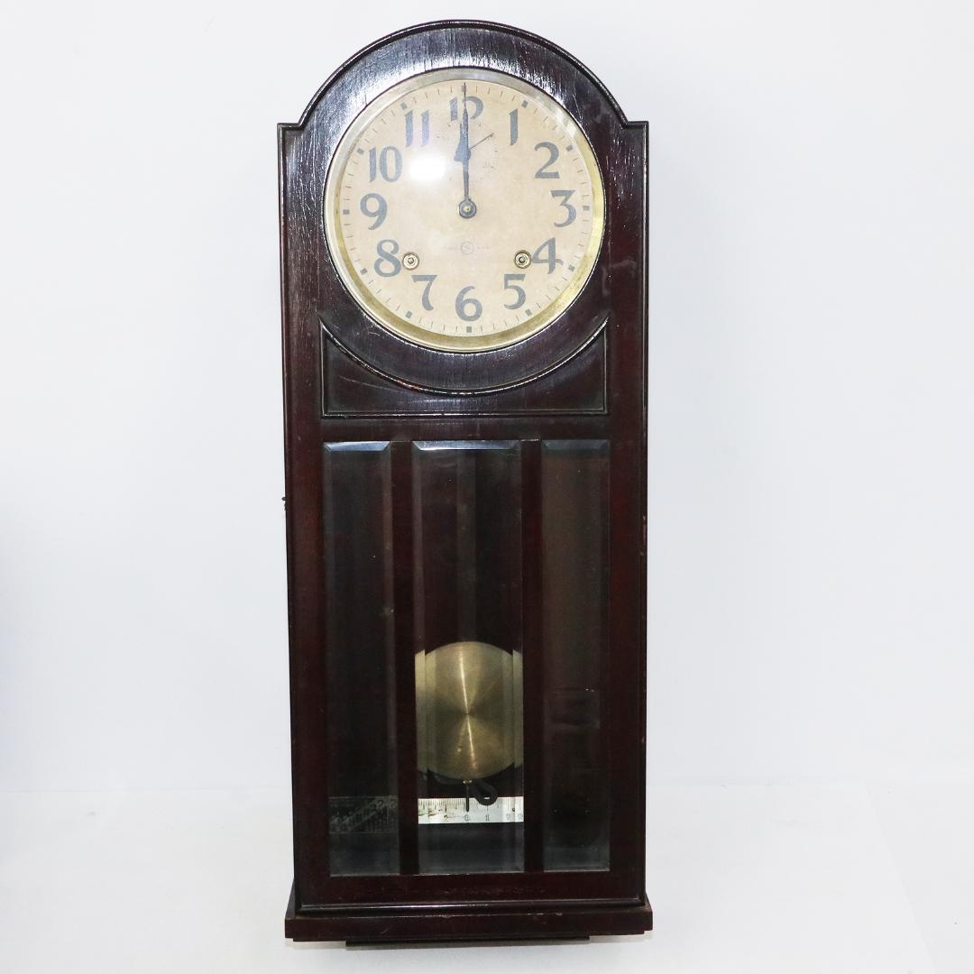 精工舎 ゼンマイ式 柱時計 古時計 振り子時計 ボンボン時計 機械式