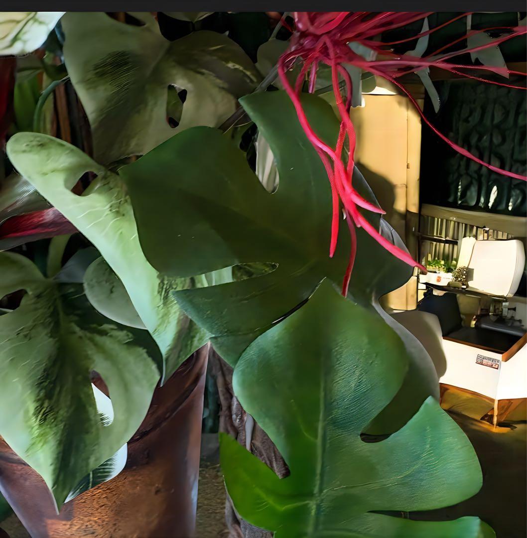 光触媒　人工観葉植物　ウォールグリーン　フェイクグリーン　アンティークスタンドＧ