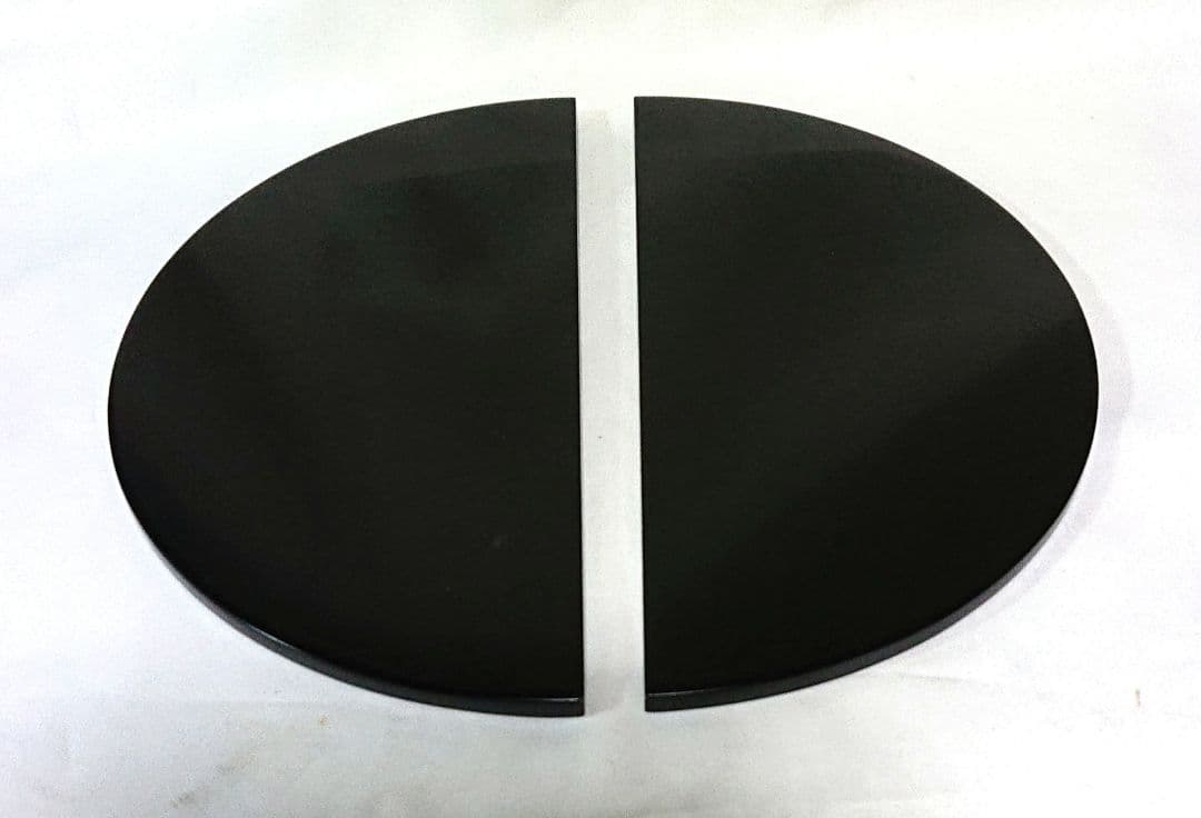 春慶塗曲水指　漆器蓋付きA454