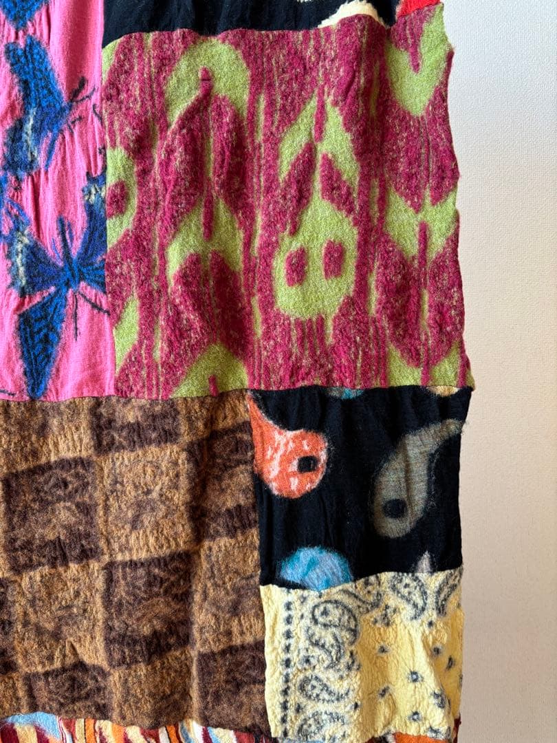 キャピタルKAPITAL KOUNTRY パッチワーク　ストール　マフラー