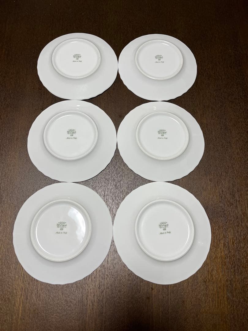 今月限定特価ベッキオホワイト 17cm プレート 6枚セット リチャードジノリ