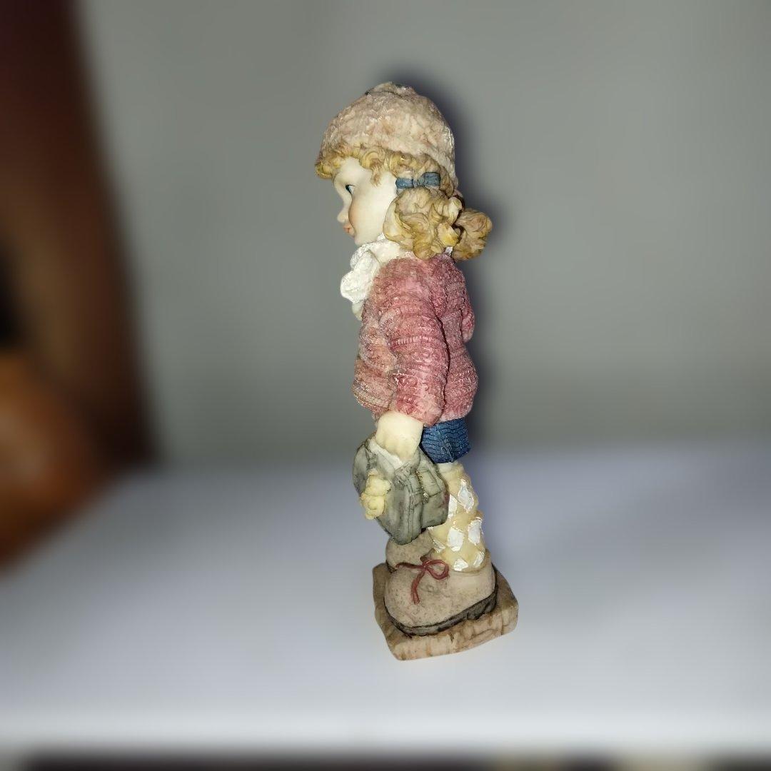 陶器製少女像 アンティーク風