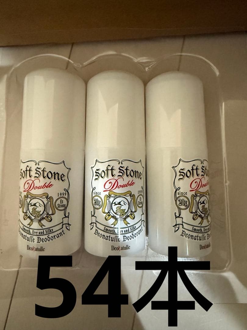 デオナチュレ ソフトストーンW ワキ用 直ヌリ 制汗剤 スティック 54個