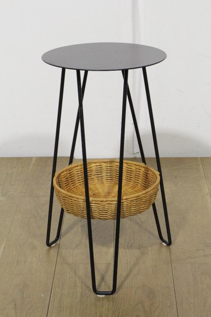 MUJI無印良品ＩＤＥＥイデー★ＷＡＬＬＡＢＹ　ＳＩＤＥ　ＴＡＢＬＥ　Ｂｌａｃｋ