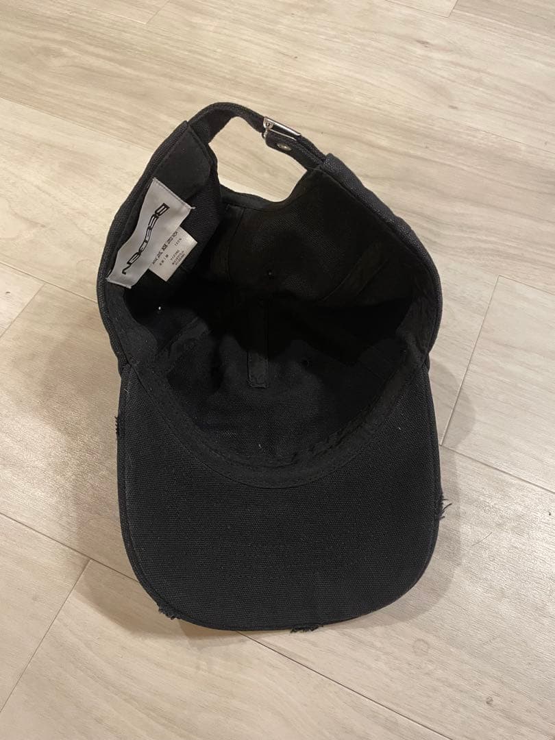 BEEDEN STUDS DAMAGE CAP BLACK キャップ