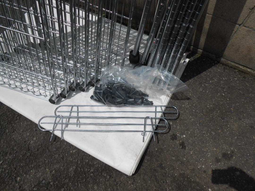 直接引取可 総額50000円相当 ルミナス スチールラック 7段 キャスター付き