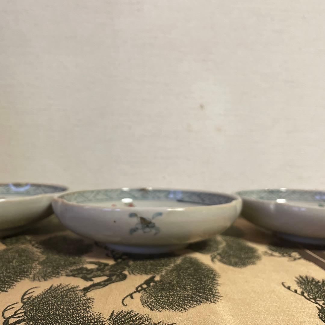 初夏　再　お値下げ　佐藤走破　錦手　銘々皿