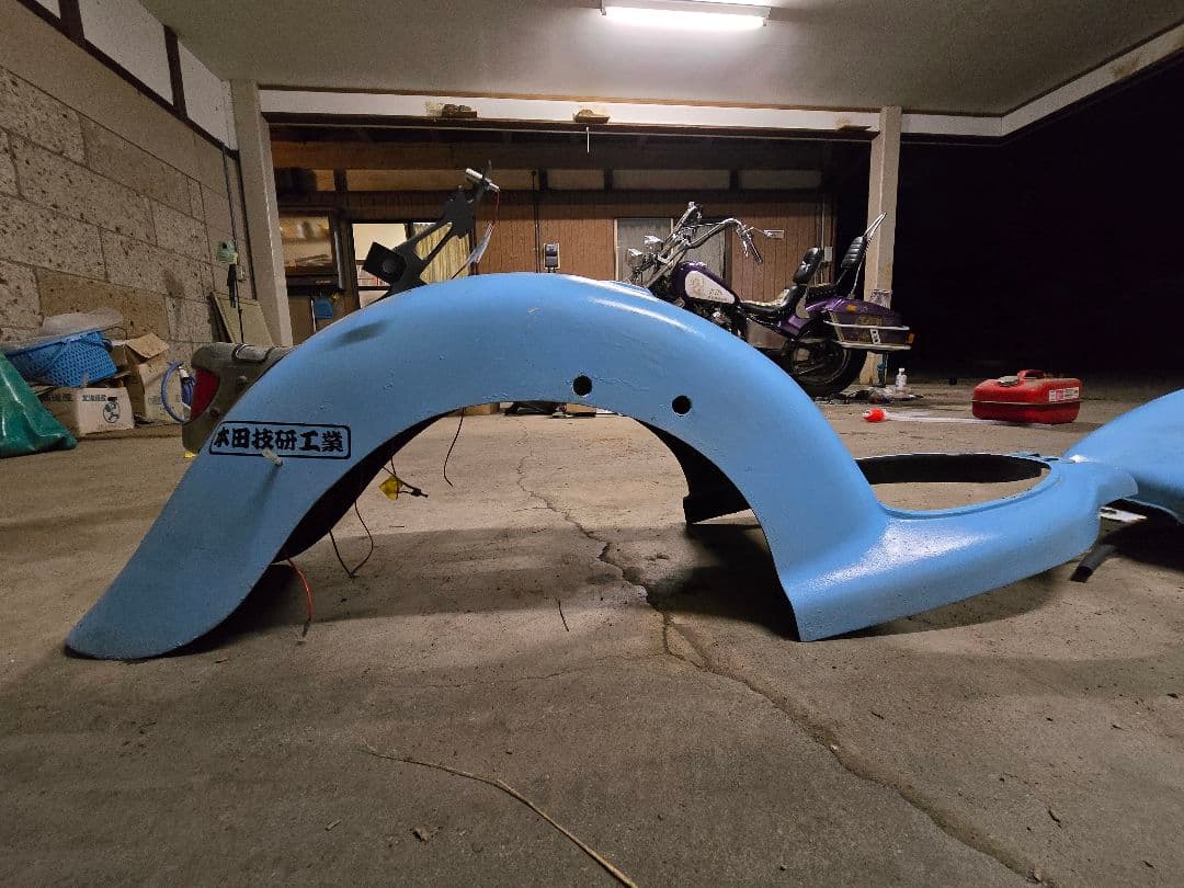スティード400 ワンオフ外装一式 社外タンク 社外フェンダー