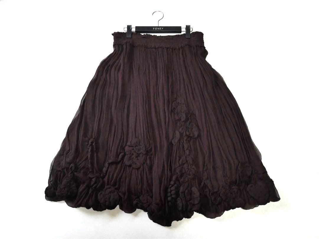 ジャンポールゴルチェ シルクシフォン スカート 40