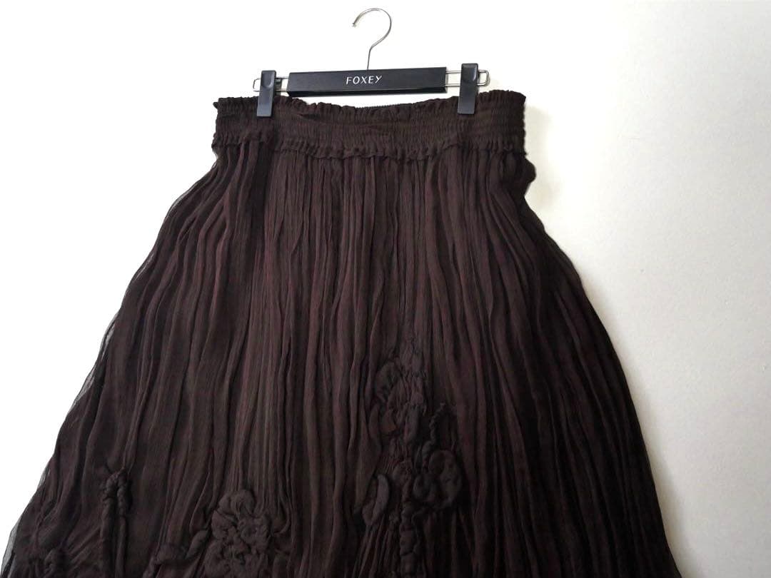 ジャンポールゴルチェ シルクシフォン スカート 40