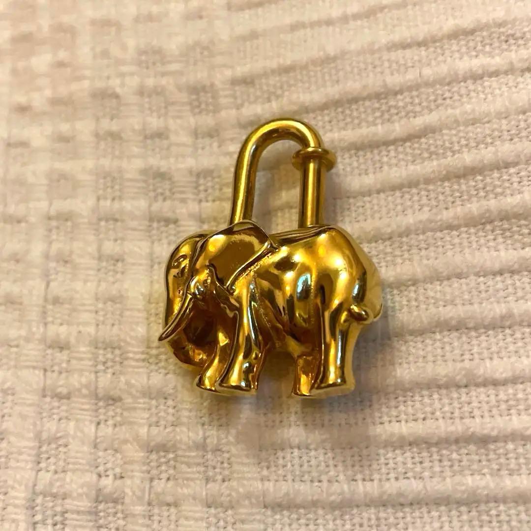 超美品 HERMES カデナ エレファント