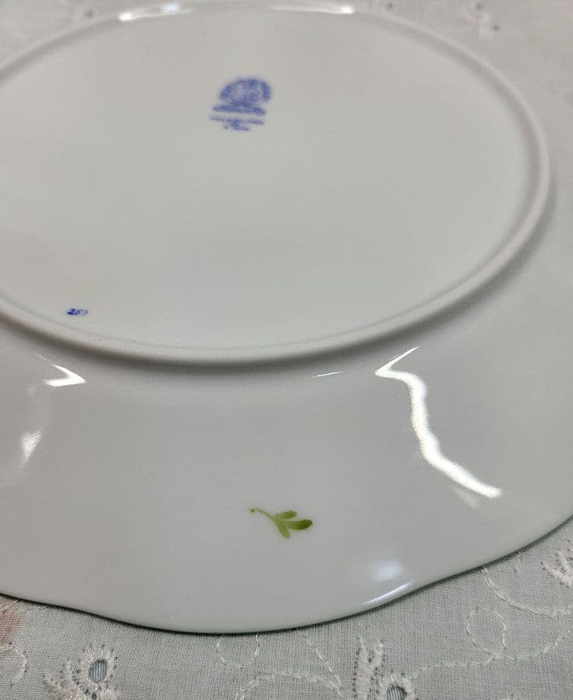 未使用近✨ヘレンド ウィーンの薔薇 プレート 中皿 ピンク ローズ 23cm①