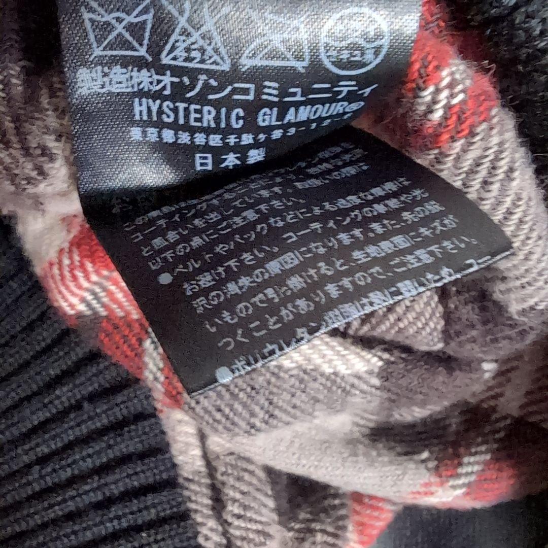 ef2 HYSTERIC GLAMOUR 黒 レザージャケット レディースM相当