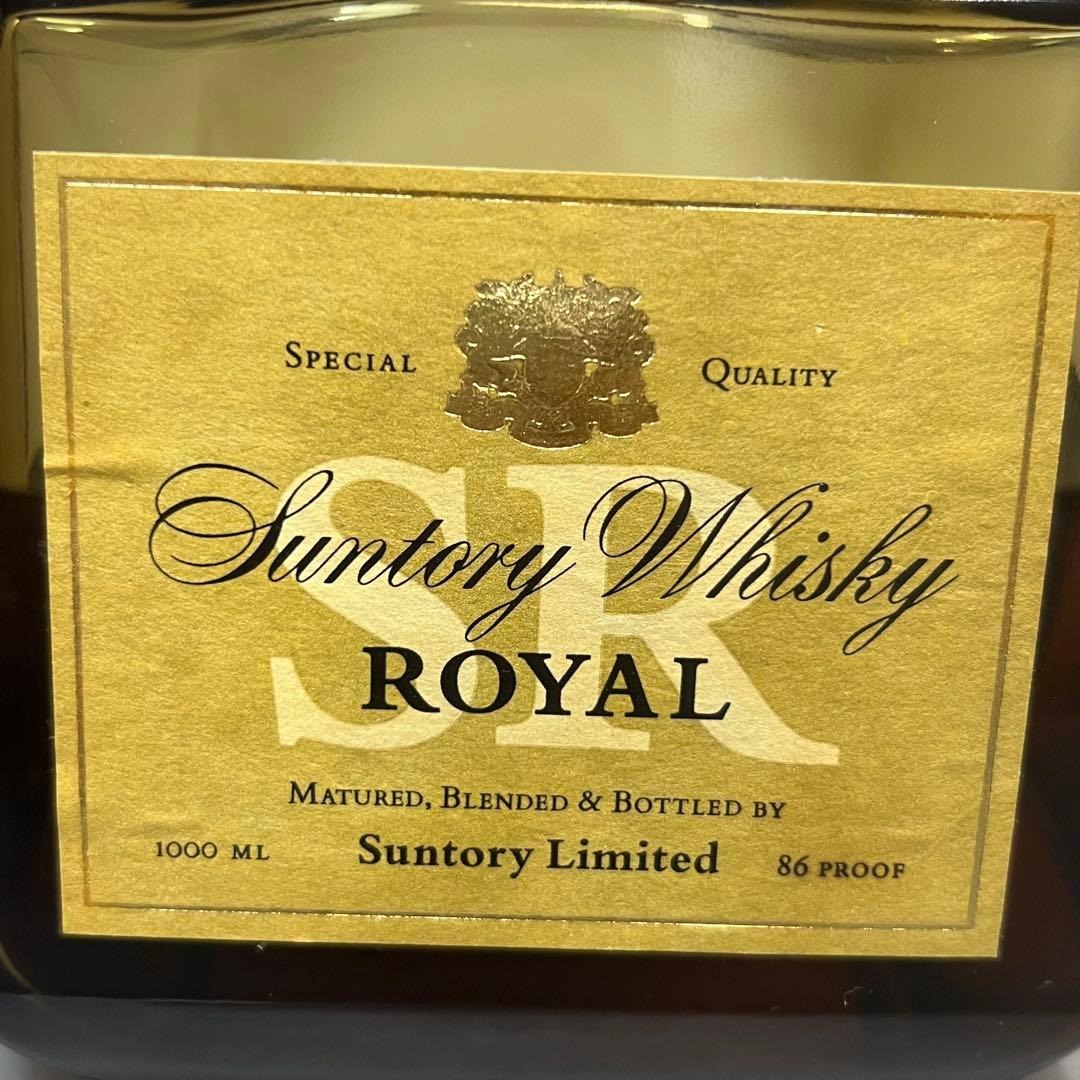 未開栓 古酒 サントリー ウイスキー ロイヤル 1000ml 2本まとめて 箱付