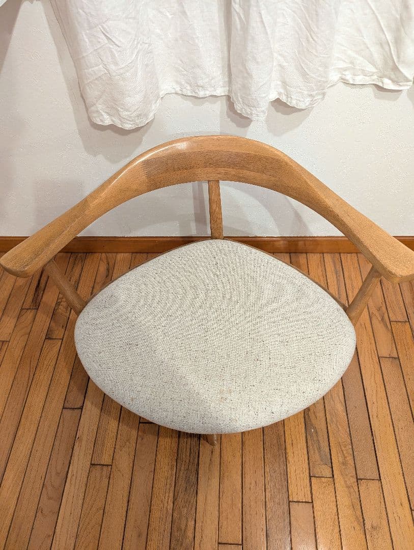 男の椅子　名作椅子　秋岡芳夫　あぐらのかける椅子　低座椅子　希少　モノ・モノ