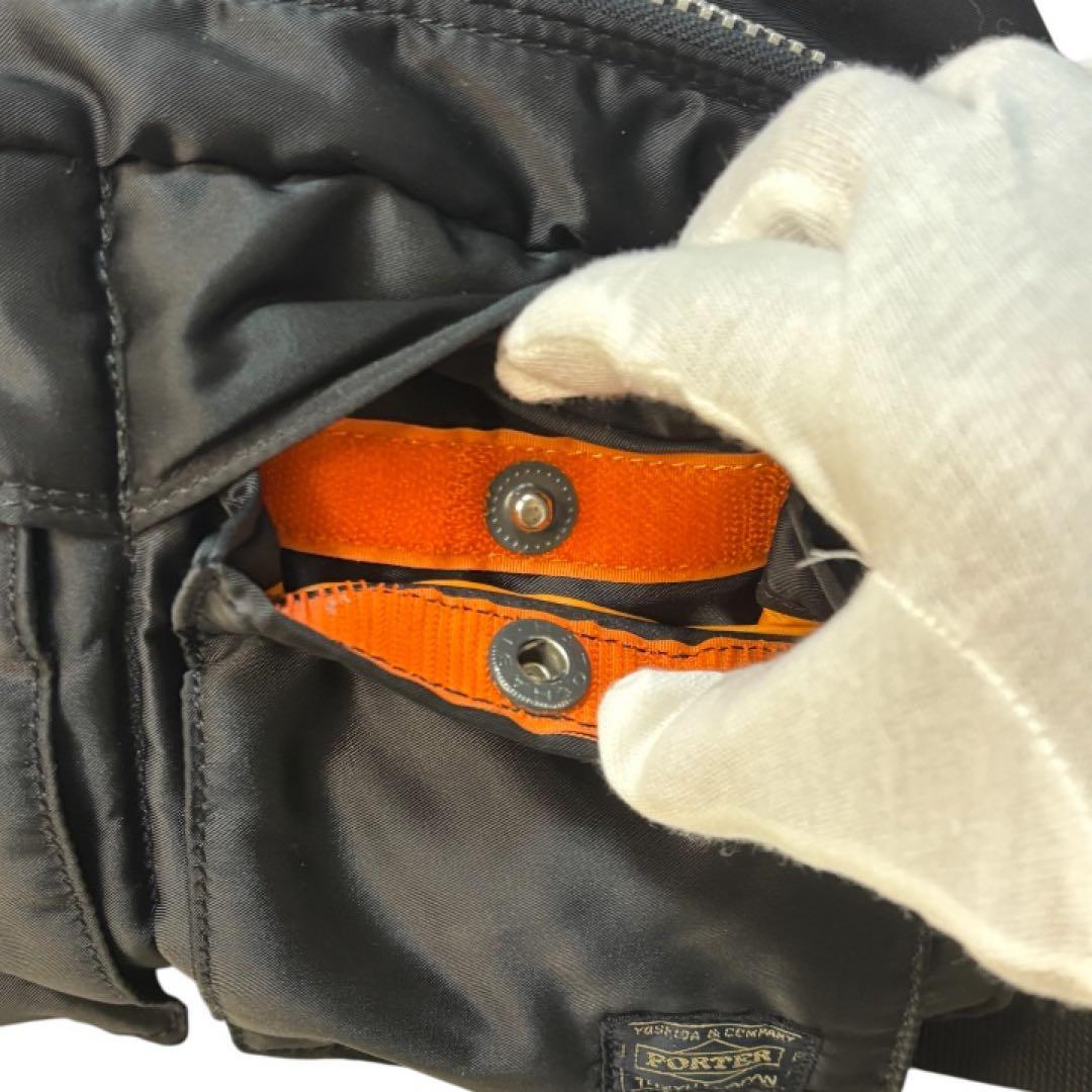 【良品】PORTER ブラック ボディバッグ タンカー ウエストバッグ 正規品