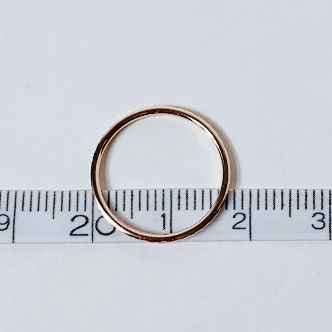 美品ete エテ k10 ピンクゴールド クレールカットリング 9号