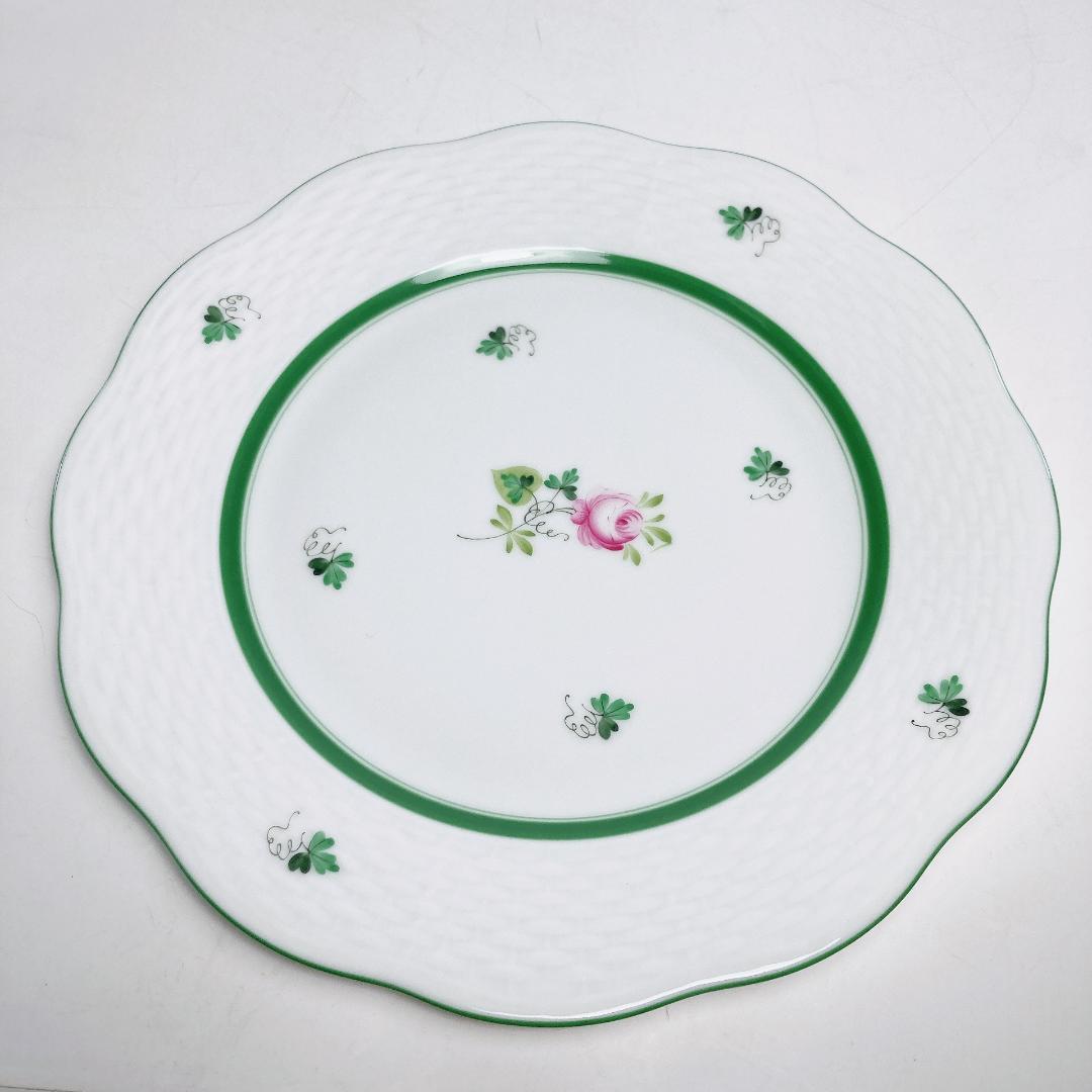 ヘレンド ウィーンのバラ プレート(19㎝) 2枚セット　　薔薇