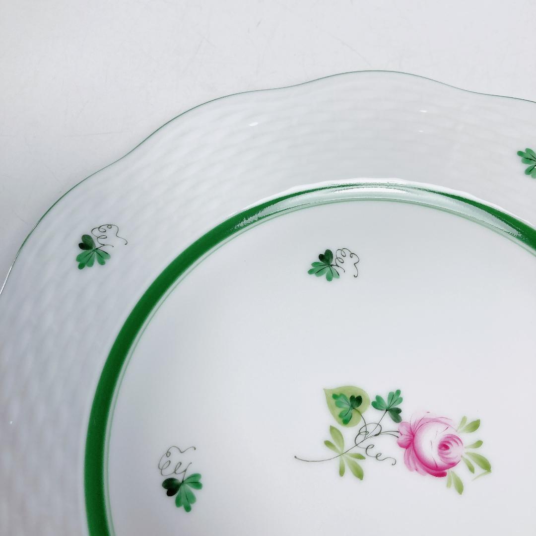 ヘレンド ウィーンのバラ プレート(19㎝) 2枚セット　　薔薇