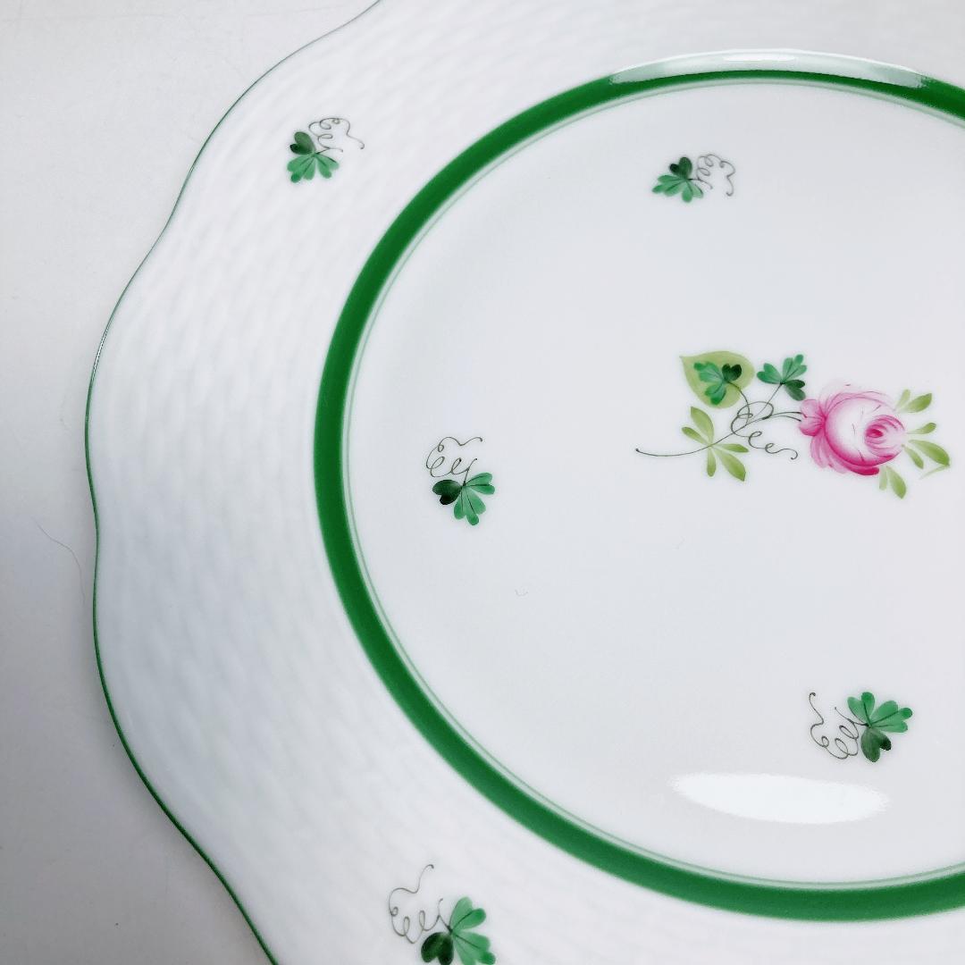 ヘレンド ウィーンのバラ プレート(19㎝) 2枚セット　　薔薇