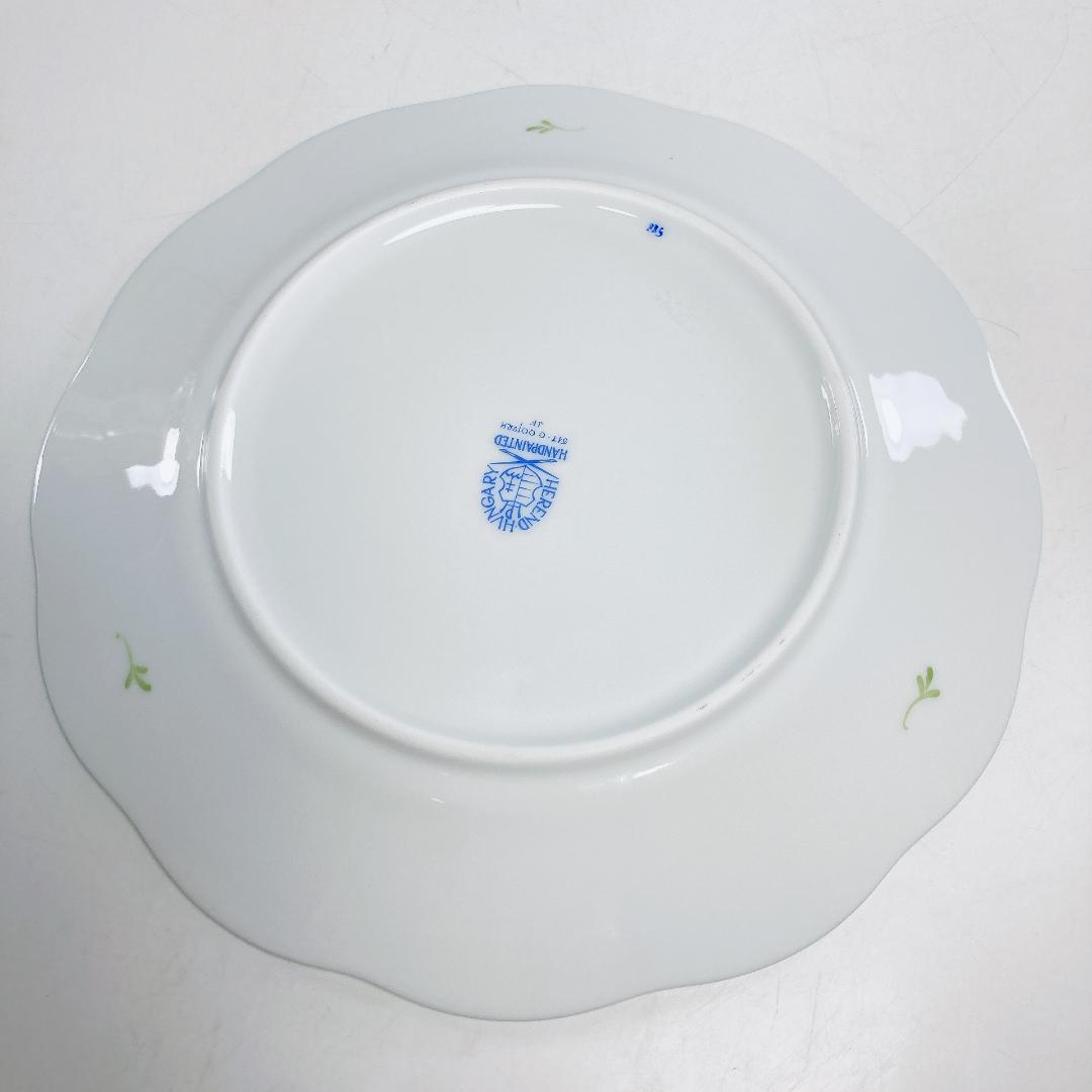 ヘレンド ウィーンのバラ プレート(19㎝) 2枚セット　　薔薇