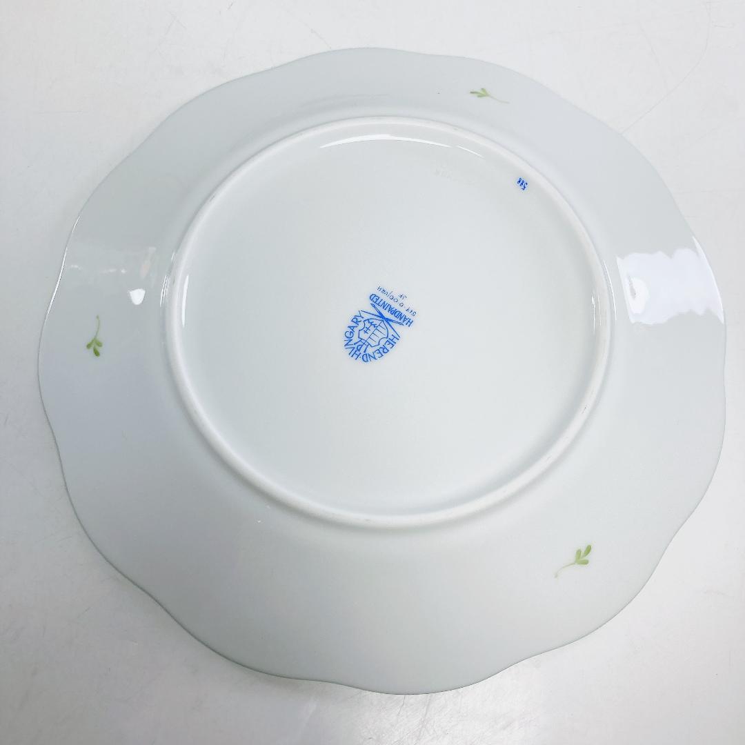 ヘレンド ウィーンのバラ プレート(19㎝) 2枚セット　　薔薇