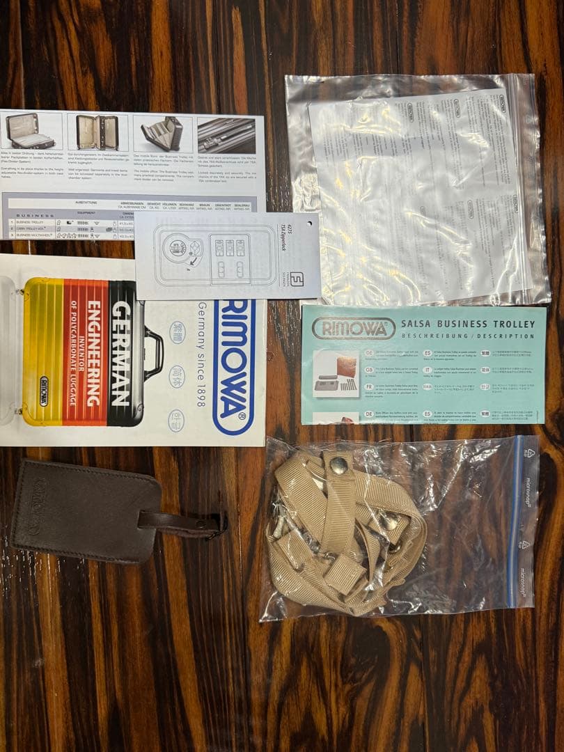 旅*は様 美品　RIMOWAリモワ　サルサデラックス　ビジネストロリー2輪　ブラ