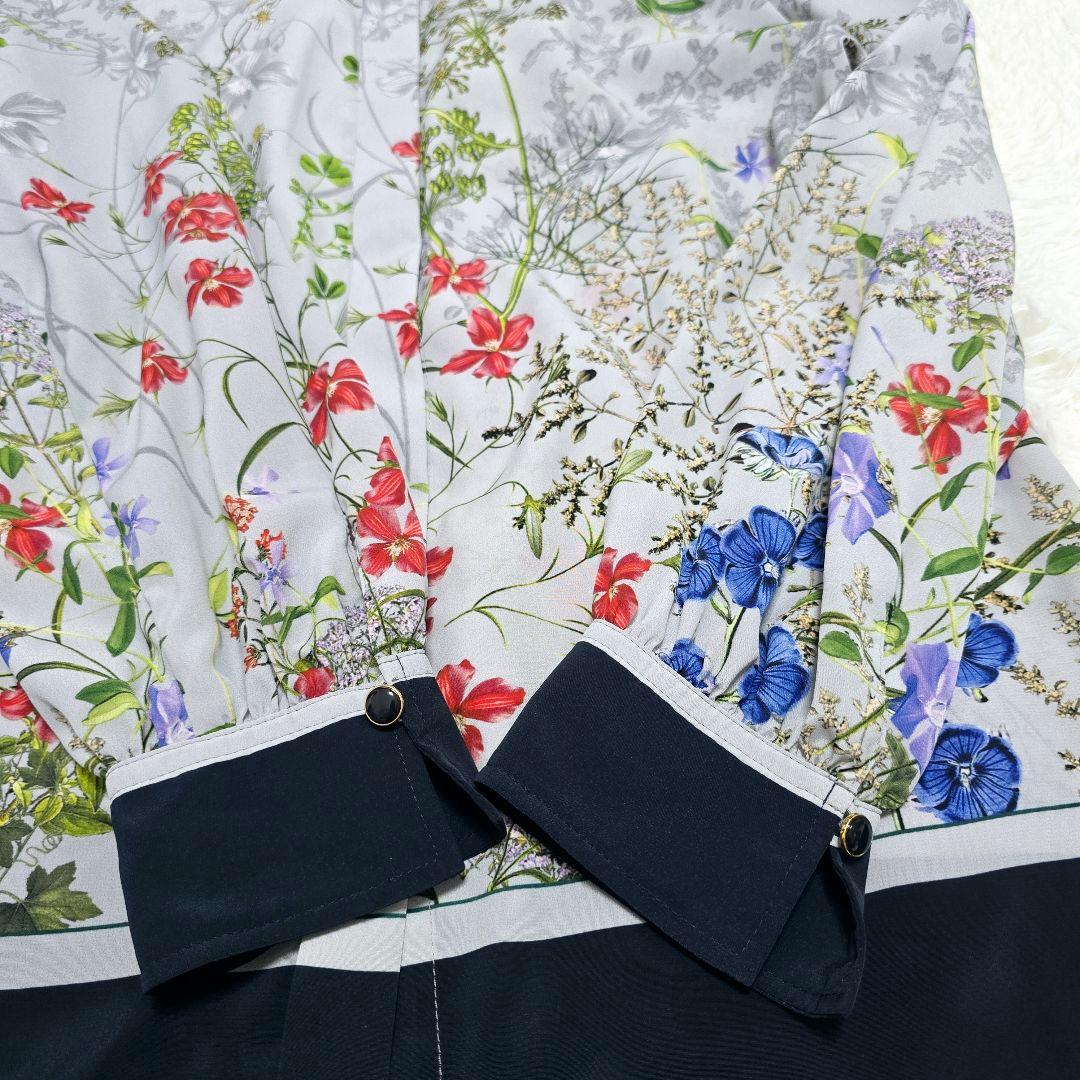 新品タグ付き✨PINORE セットアップ ブラウス マキシ丈スカート 花柄 L