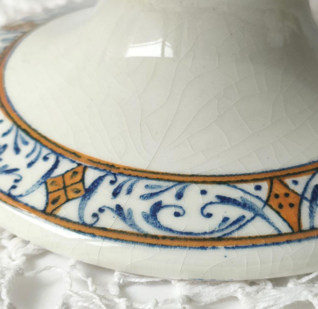 希少　美品　クレイユモントロー　コンポティエ　フランスアンティーク