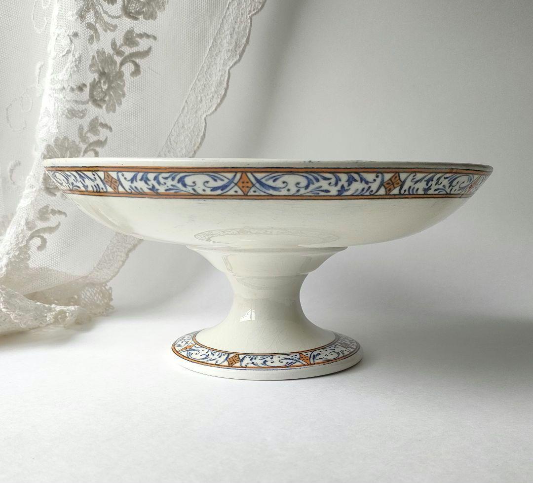 希少　美品　クレイユモントロー　コンポティエ　フランスアンティーク