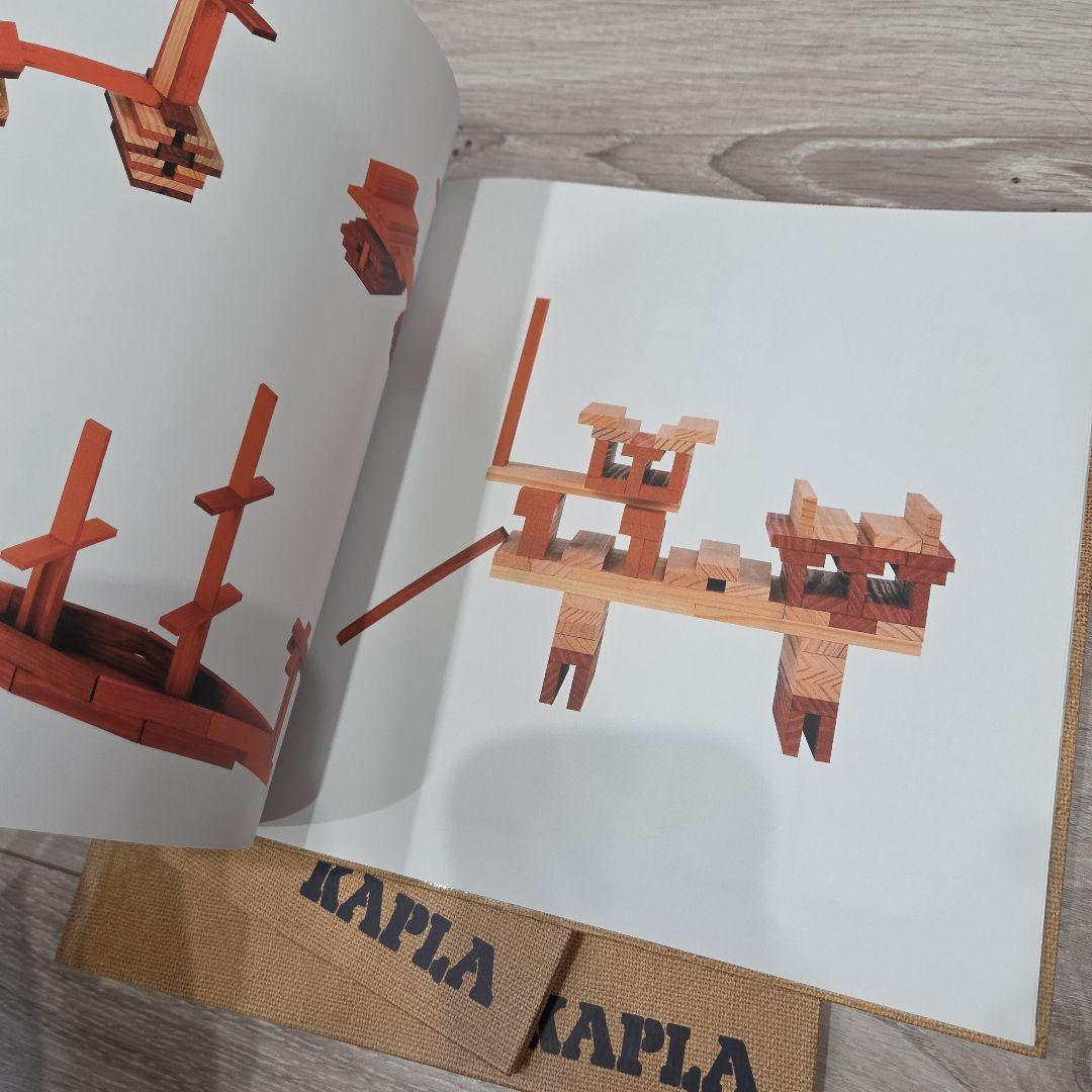 カラーカプラ　カプラ　KAPLA　積み木　120ピース+おまけピース9色