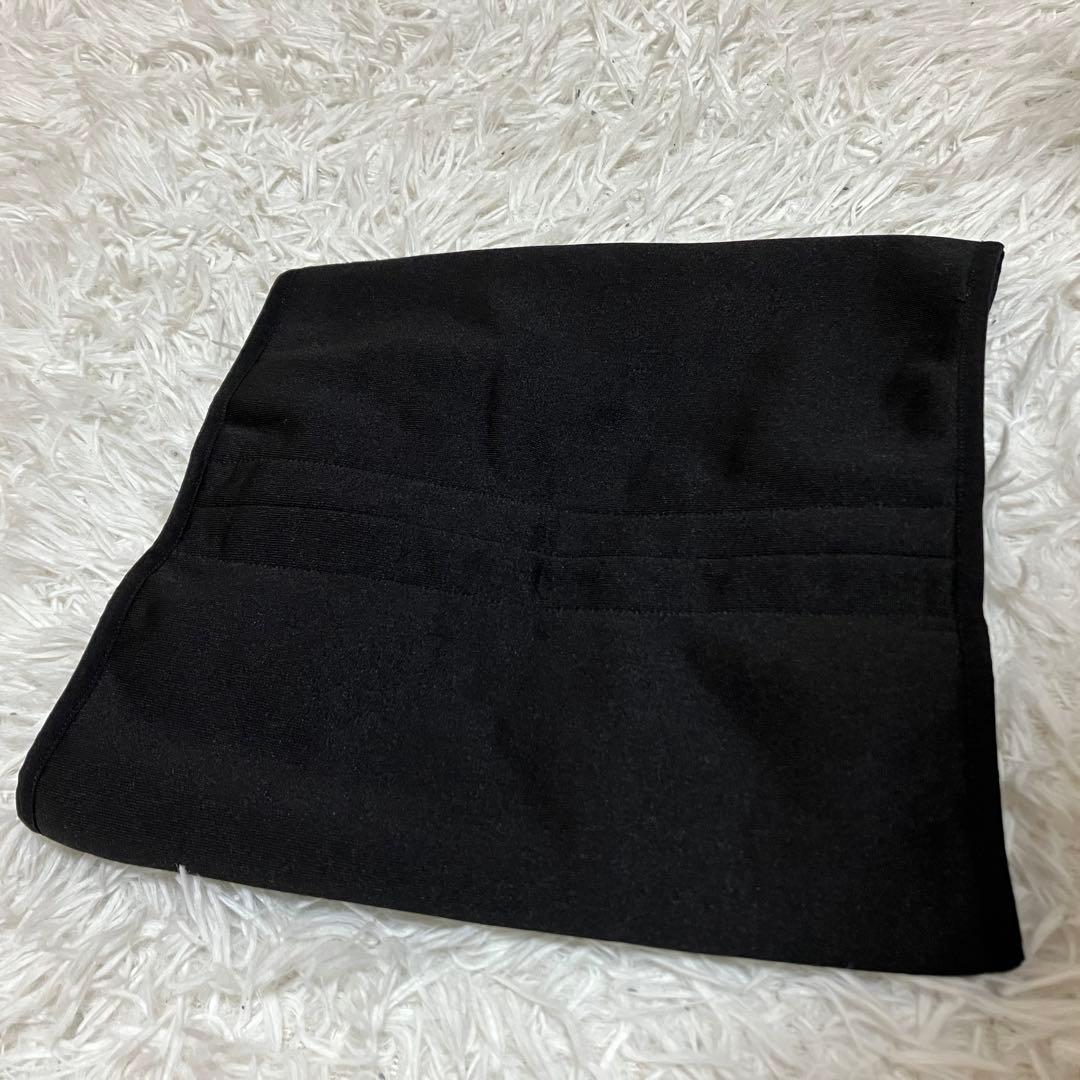 極美品　モンクレールグルノーブル ロゴ ネックウォーマー ブラック