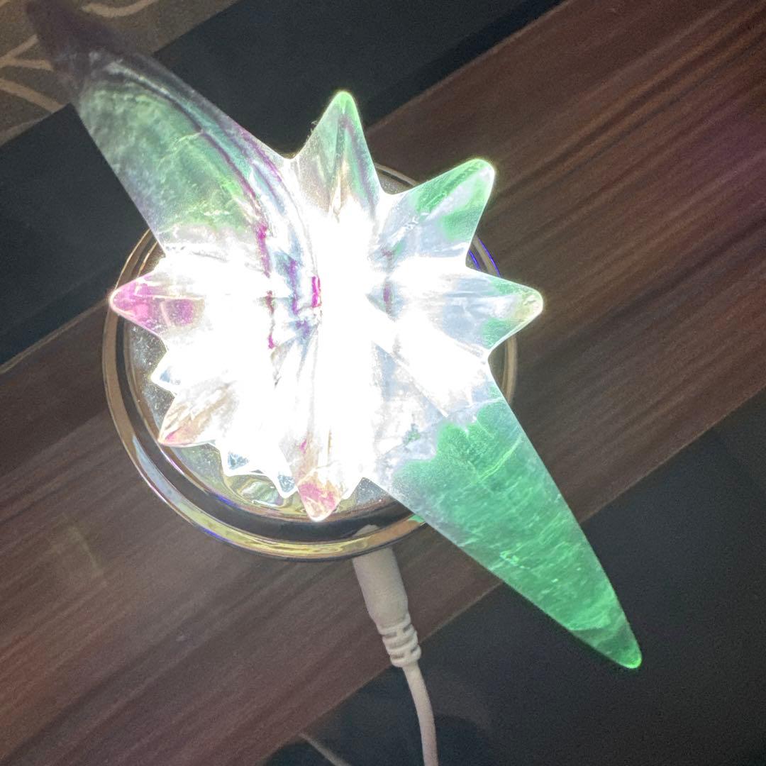 フローライト 星型オブジェクト スタンド付き