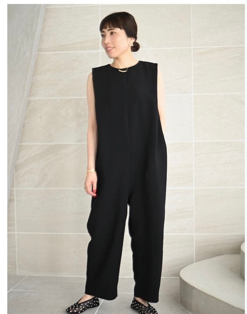 トレフルプラスワン　スタイリッシュサロペット　黒