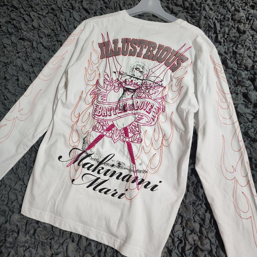 未使用 錦 × エヴァ 真希波マリ 刺繍 ロングスリーブ Tシャツ