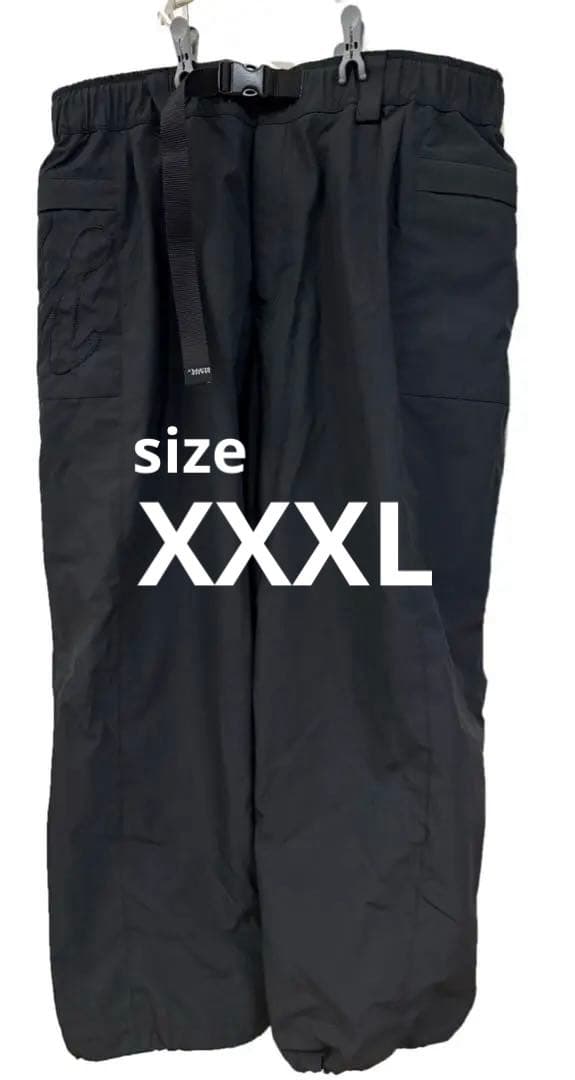 MAHF 23-24 サイドポケットスノーパンツ ブラック XXXL