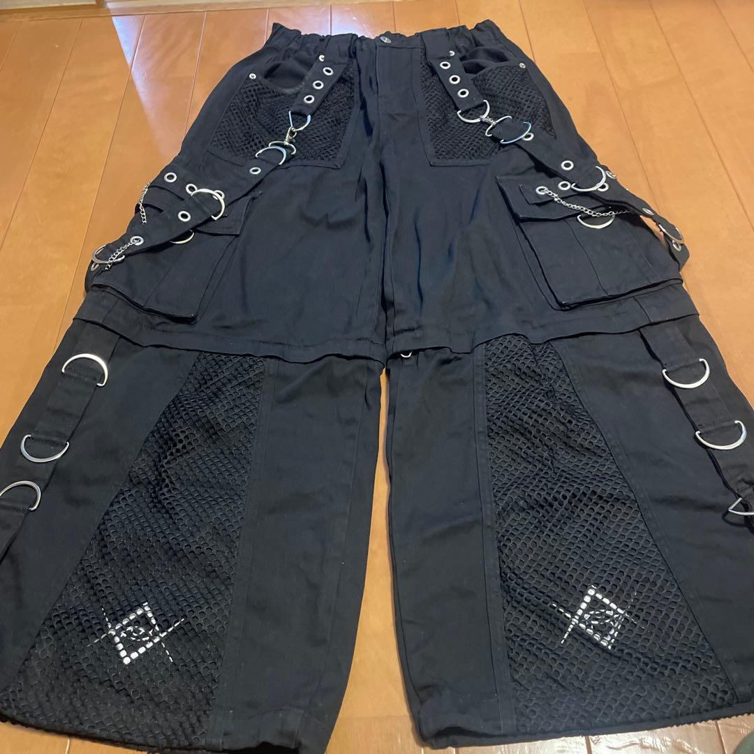 REFLEM 2wayブラックカーゴパンツ