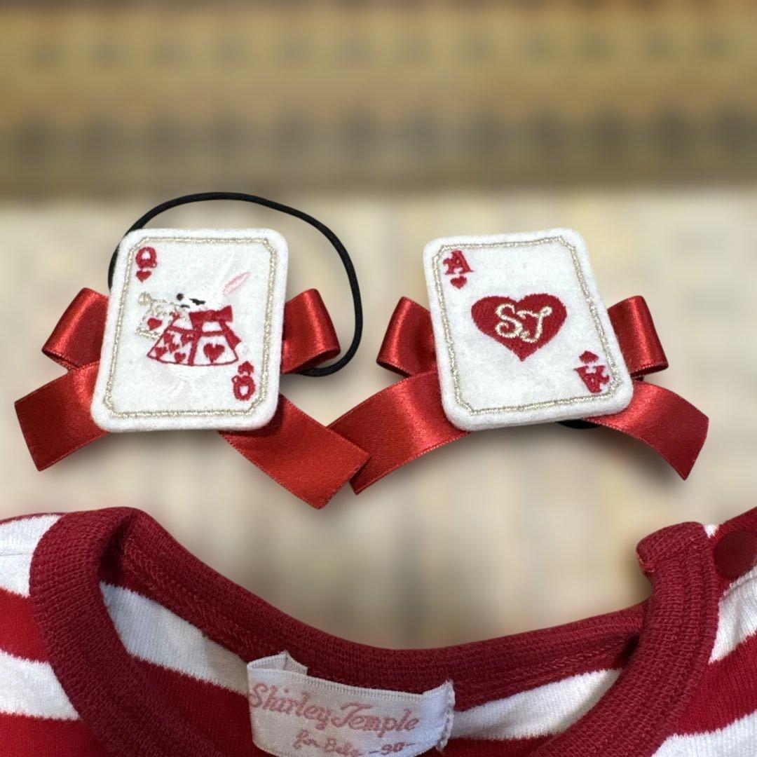 Shirley Temple うさぎ　トランプ　ワンピース 90cm セット