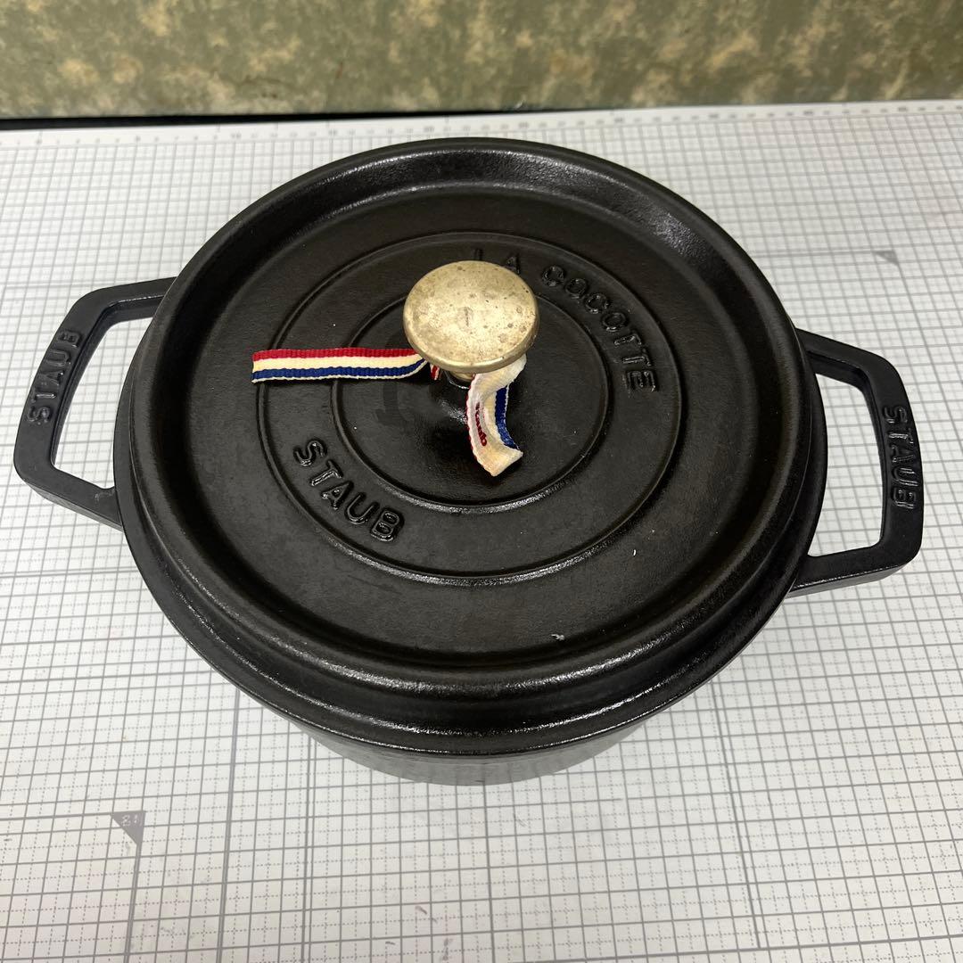 staub ストウブ 「 ピコ ココット ラウンド ブラック 22cm 」正規品