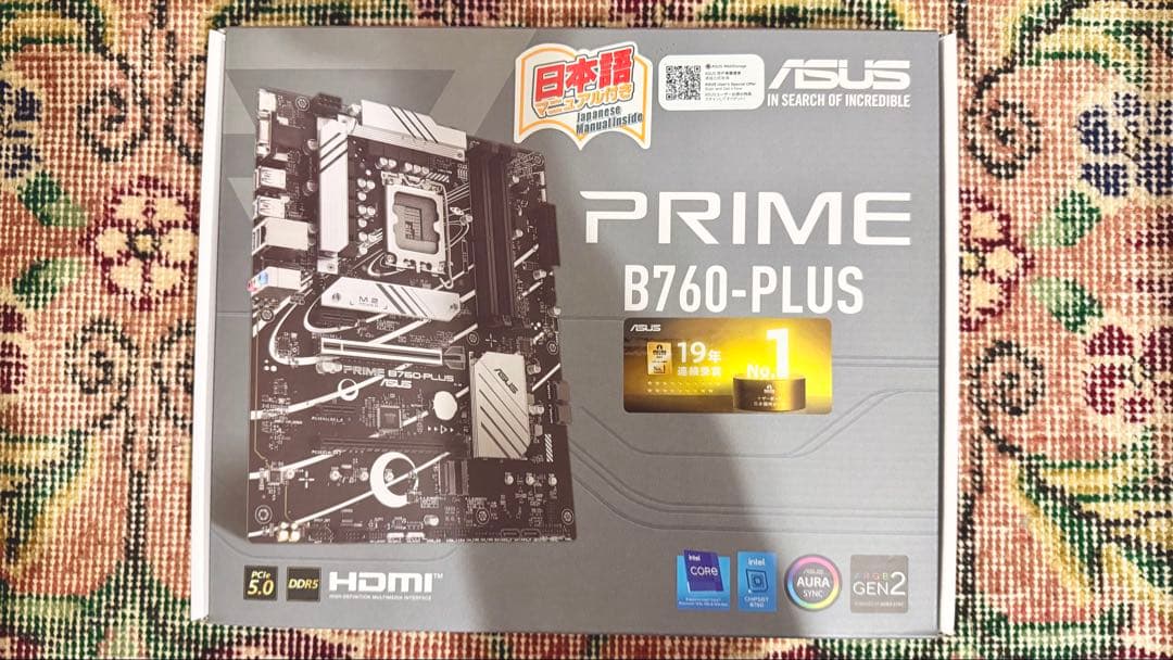 ASUS PRIME B760-PLUS マザーボード