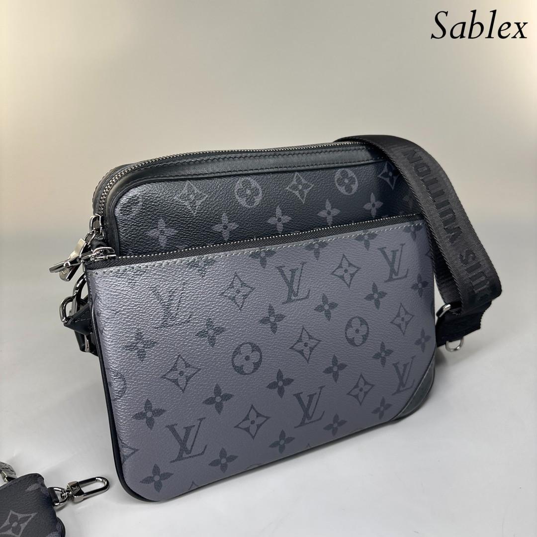 【未使用/IC】ルイヴィトン モノグラムエクリプス トリオメッセンジャー メンズ