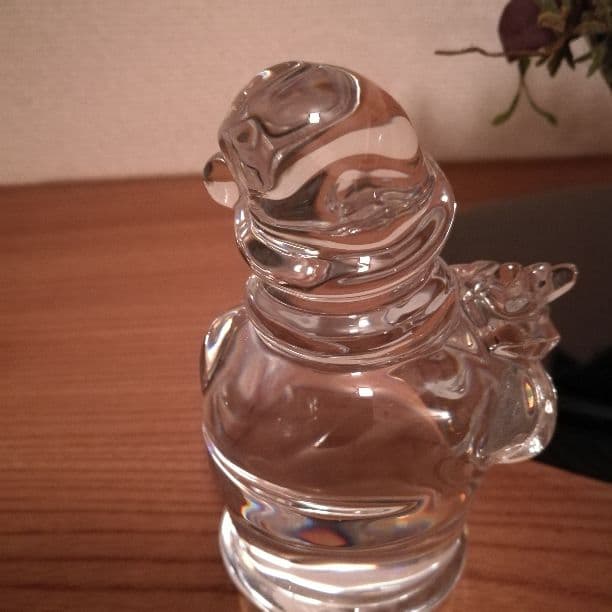 バカラ　スノーマン　Baccarat　サンタクロース　クリスマス　飾り　置物