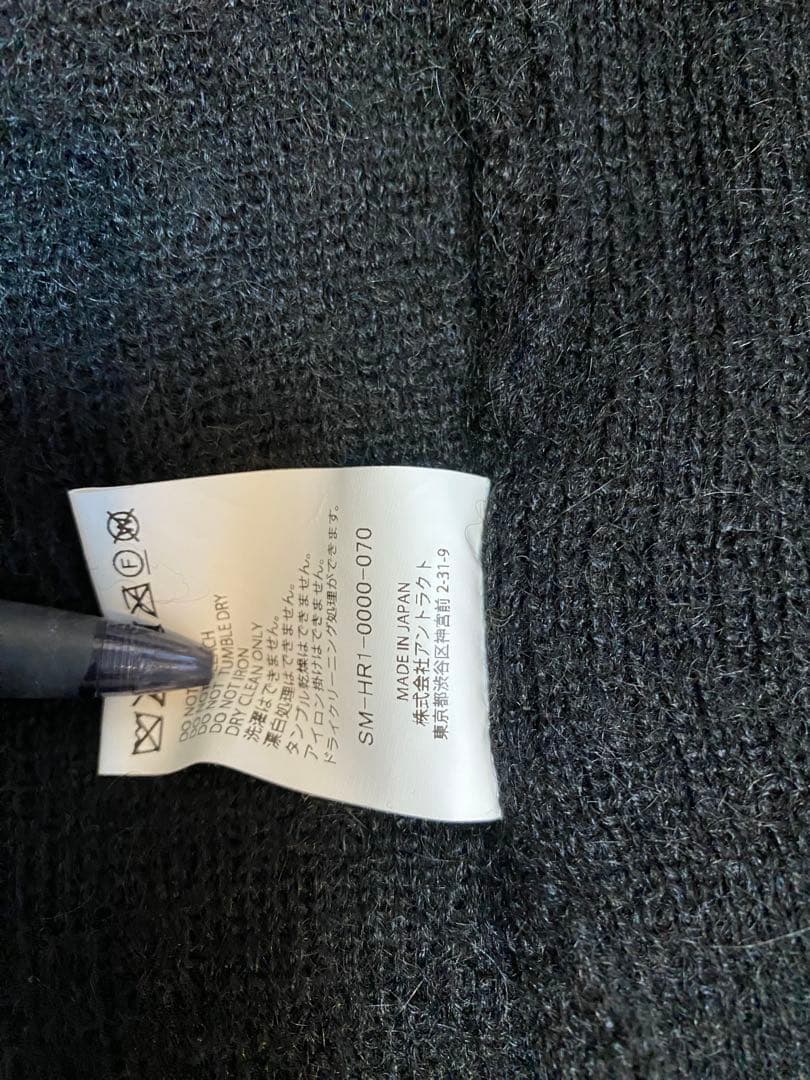 SAINT M××××××2025 AW KNIT CARDIGAN／BLK