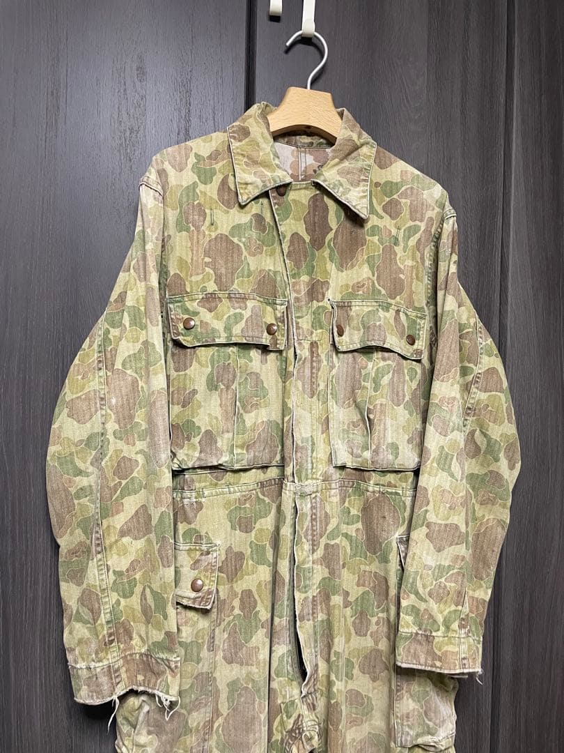 40’s USMC HBT フロッグスキンカモ オールインワン P-42