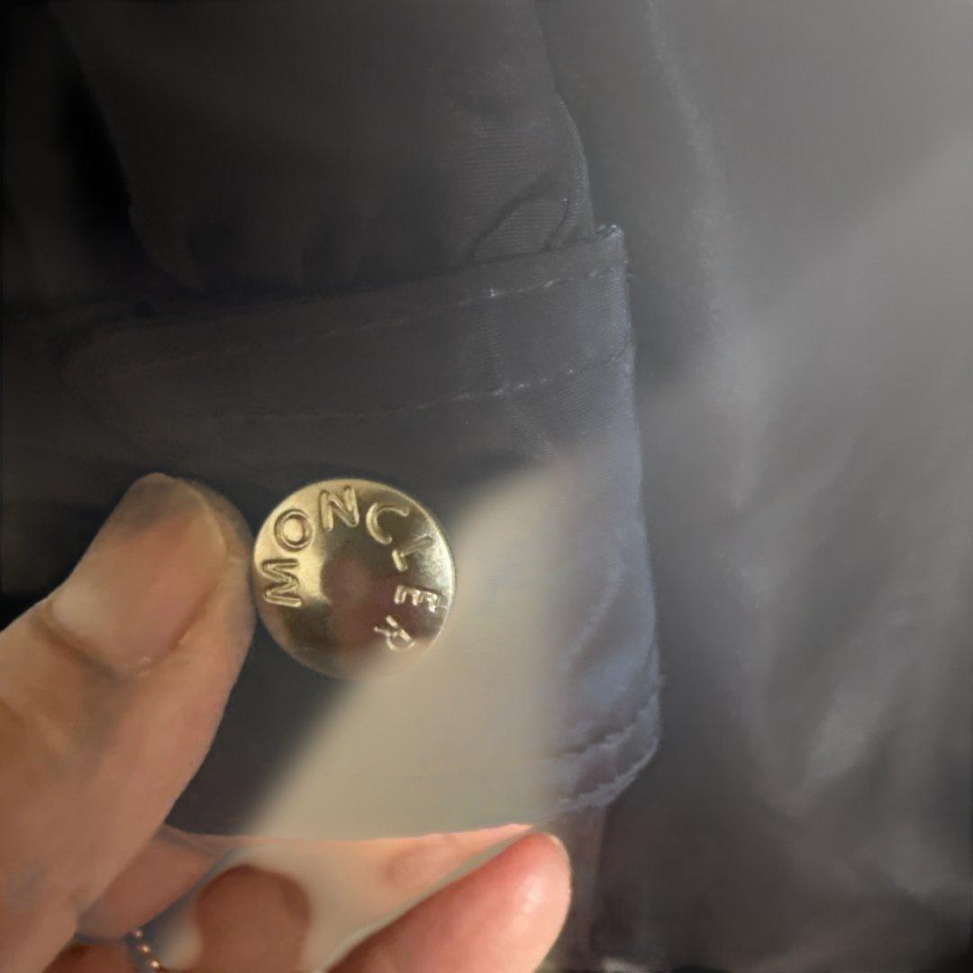 モンクレールkouro美品スプリングコートサイズ1 ネイビー本物Hタグ1M