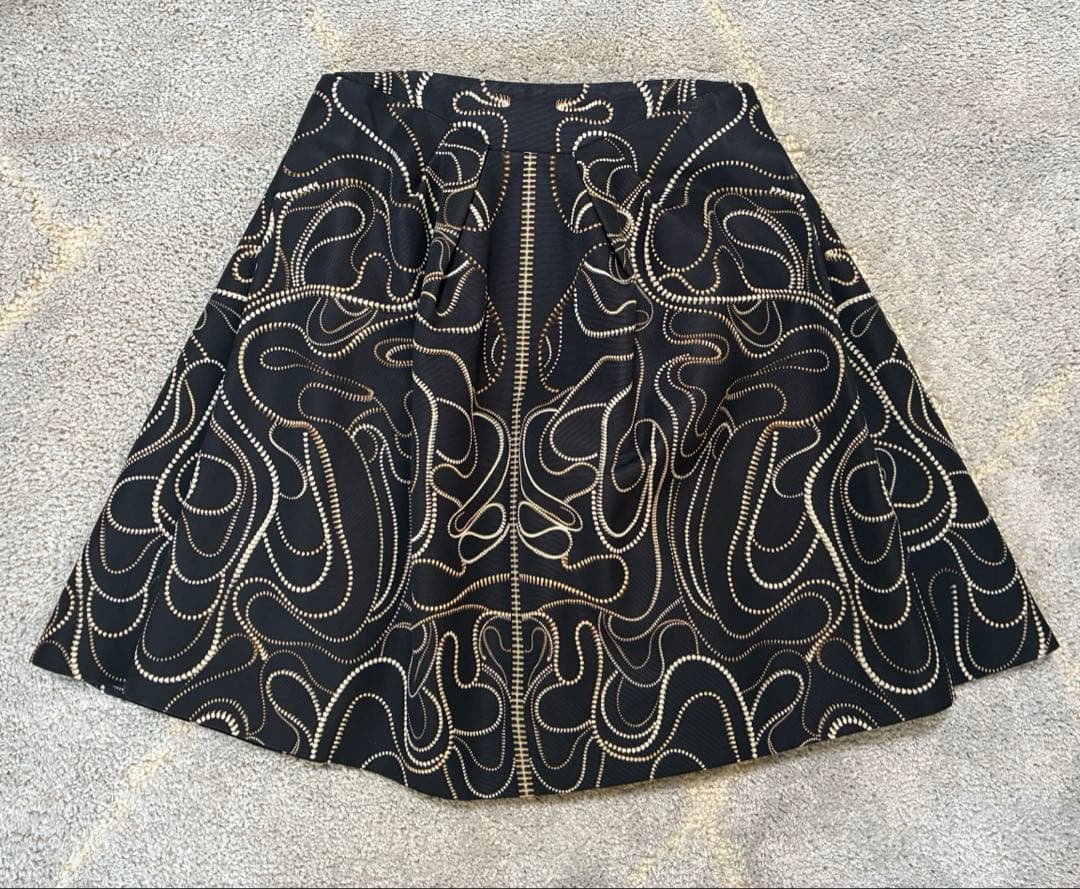 McQ マックイーン モードスカート 40 美シルエット