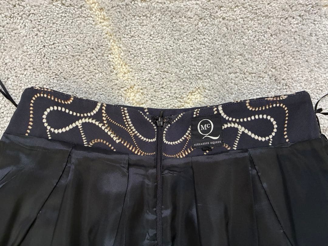 McQ マックイーン モードスカート 40 美シルエット
