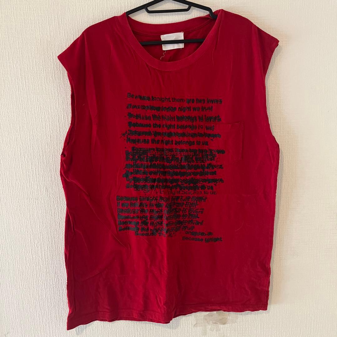 The Letters タンクトップ　ONE OK ROCK Taka 着用