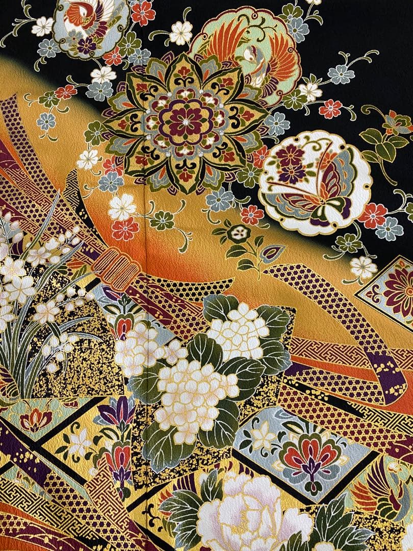 3216 着物　留袖　リメイク　ドレス　ワンピース