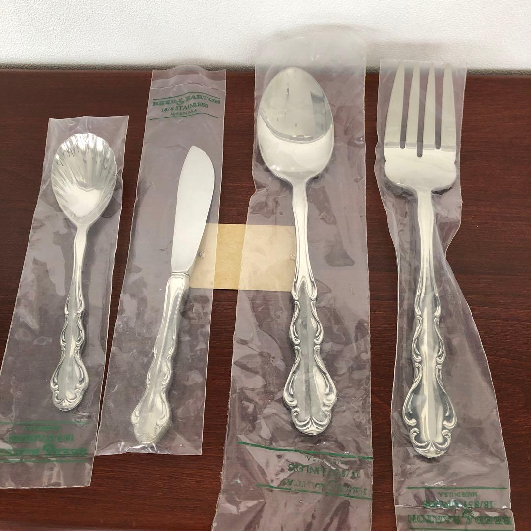 USA製　REED&BARTON ステンレスカトラリー44本　リード＆バートン